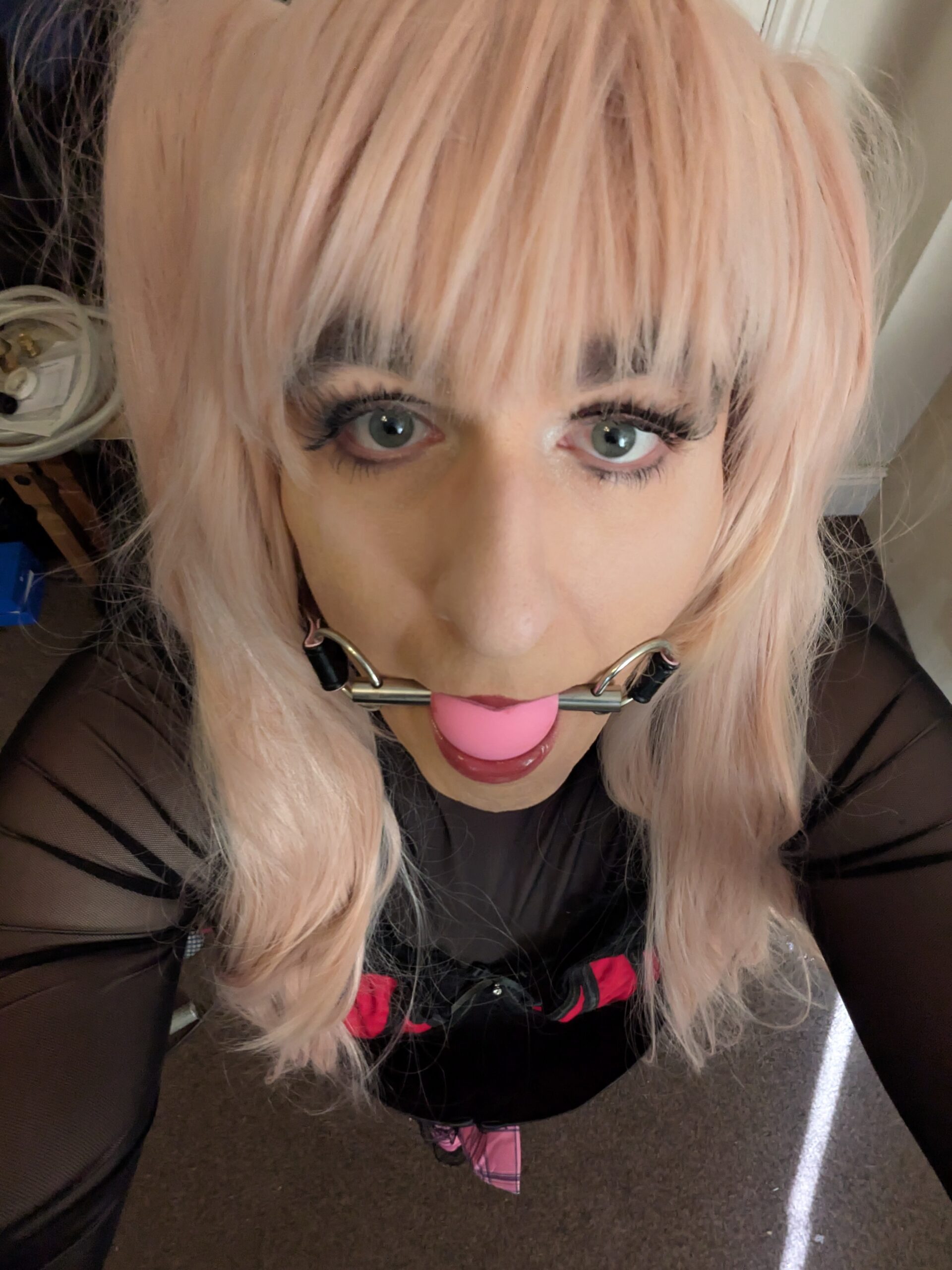 ~ Sissy Sammy , gagged and exposed !