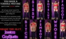 Jessica GayBJustin SissyBoy Cocksl*t