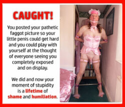 Sissy sl*t Joanna – Caught