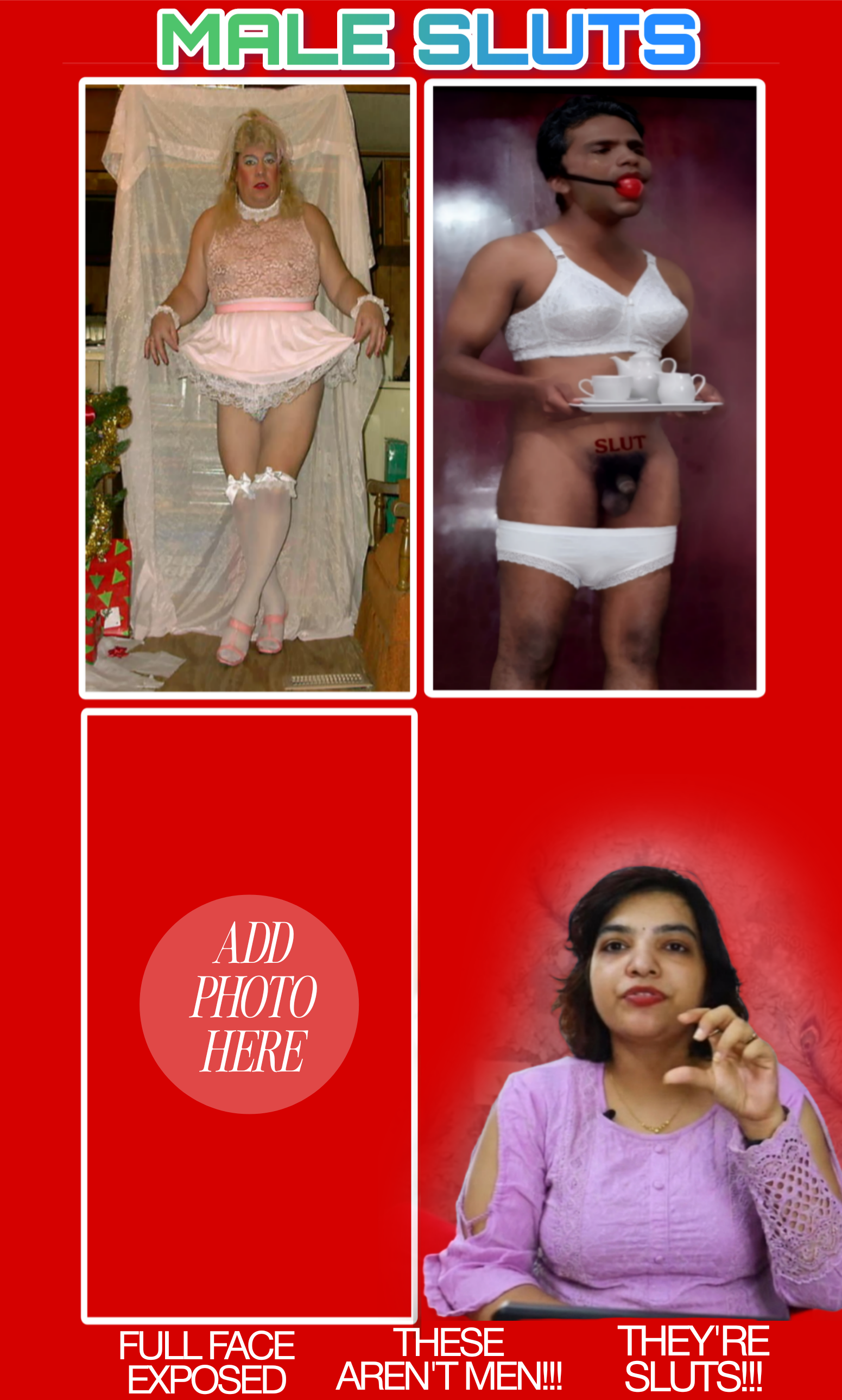 Download Male sl*ts template and add yours