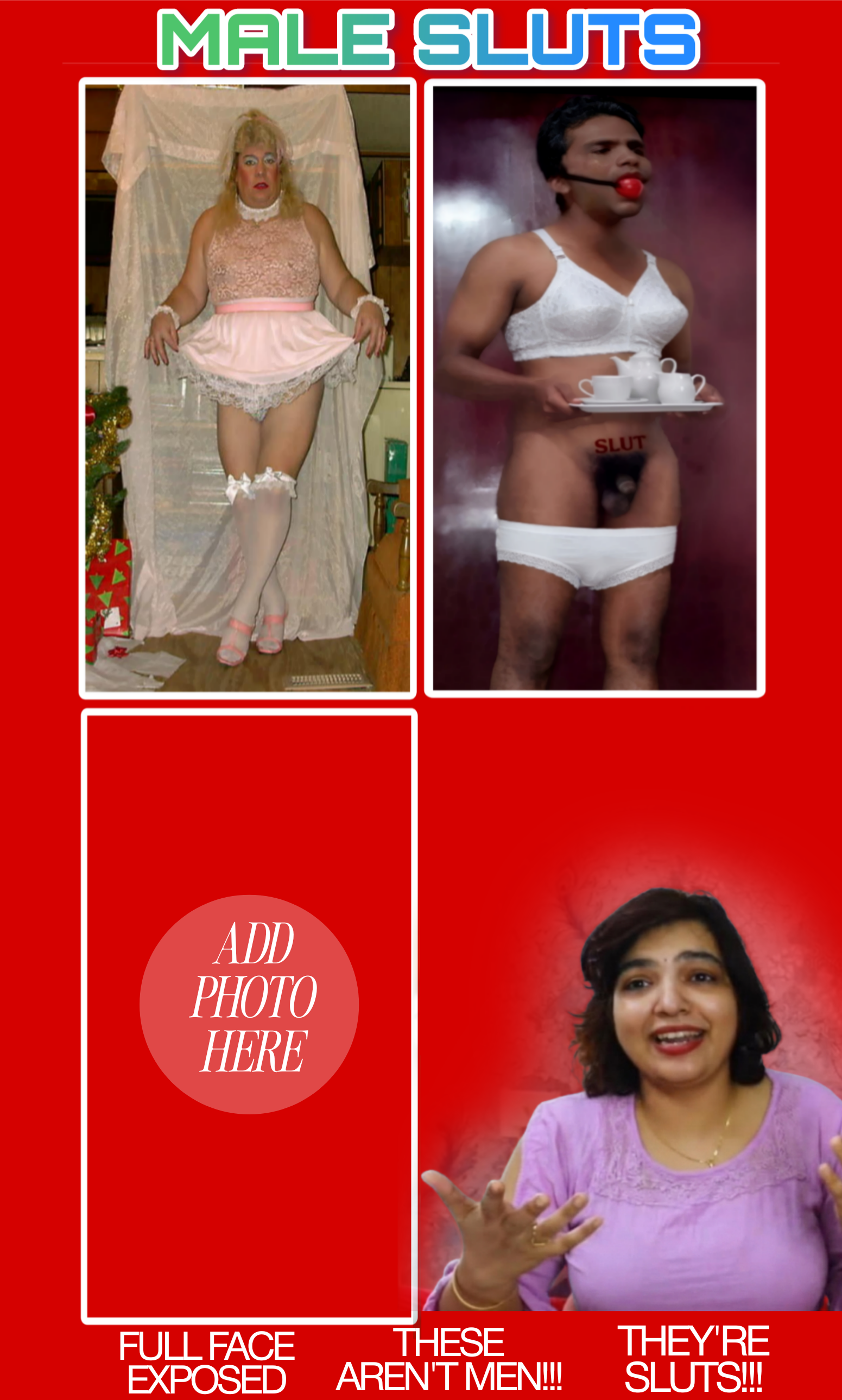 Download Male sl*ts template and add yours