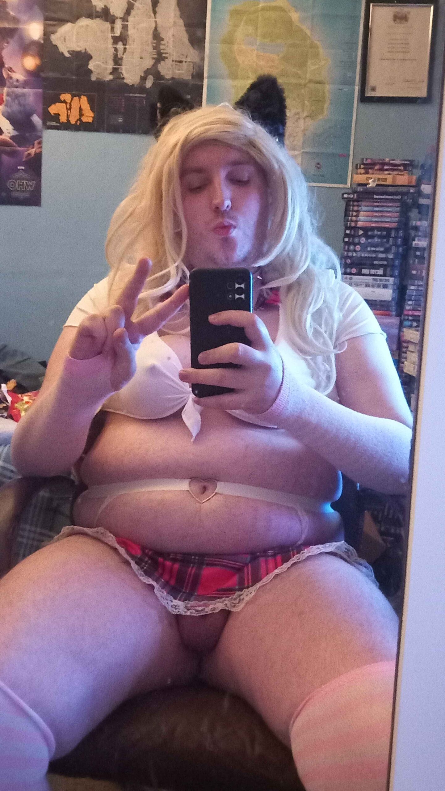 Dumb exposed sissy