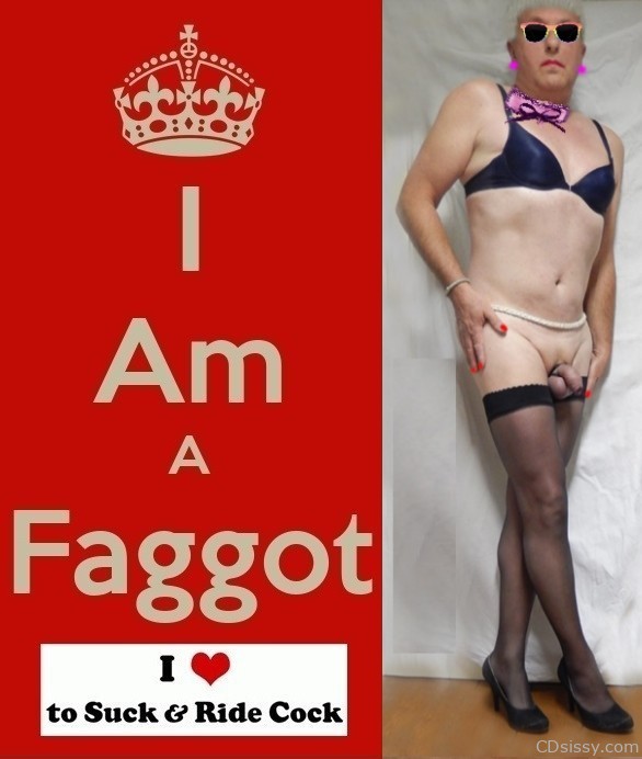 Sissy posing in lingerie