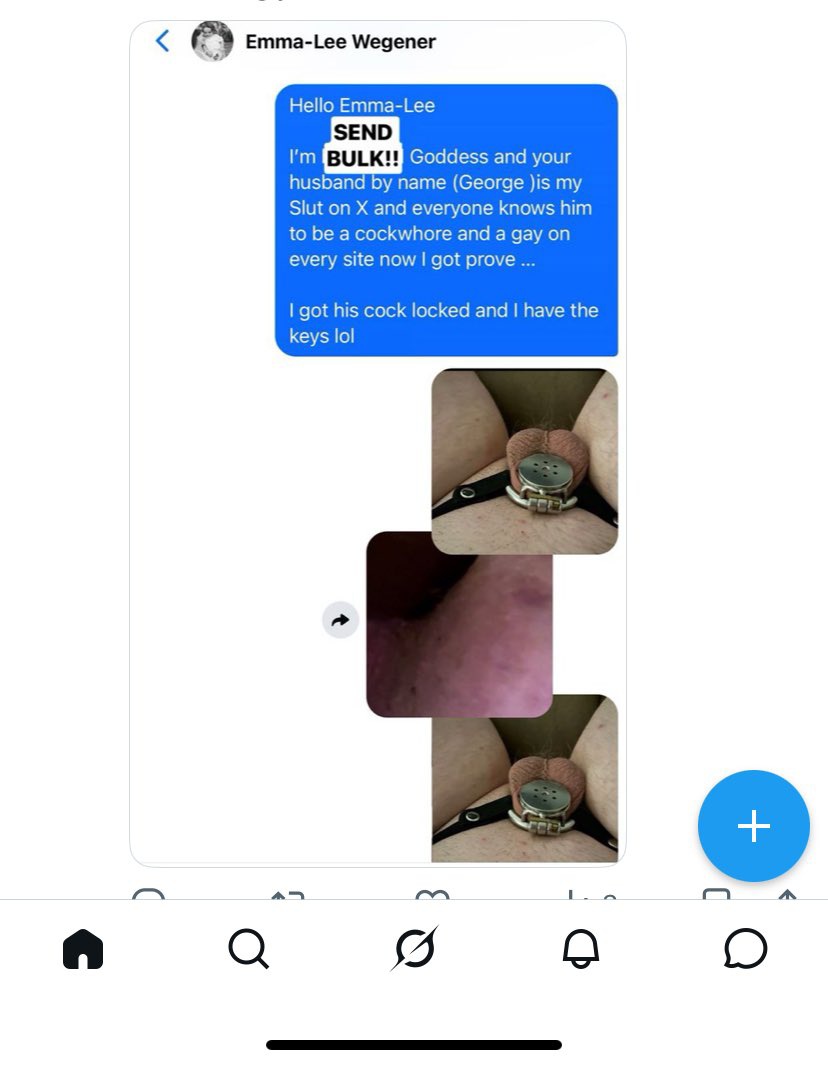George is a married sl*t