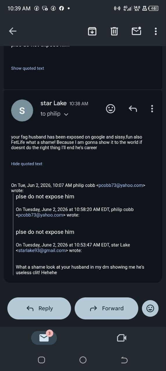 Exposed black sissy Phil