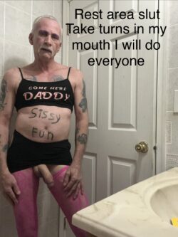 Public sissy exposed