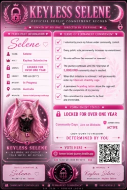 keyless Selene  – Sissy exposed yet again