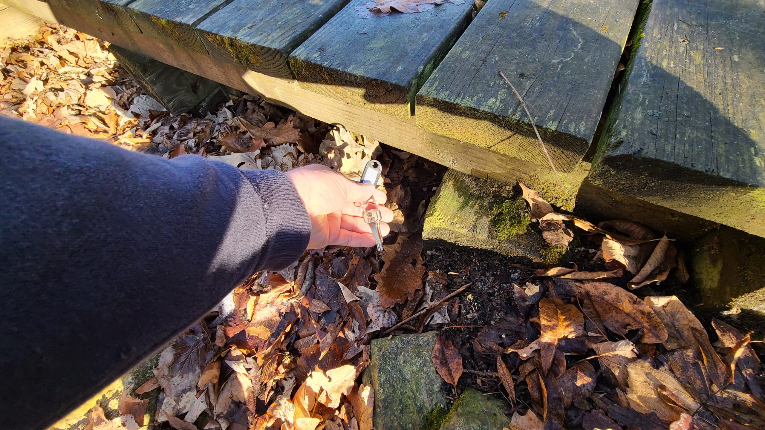 Chastity key risk (geocaching)