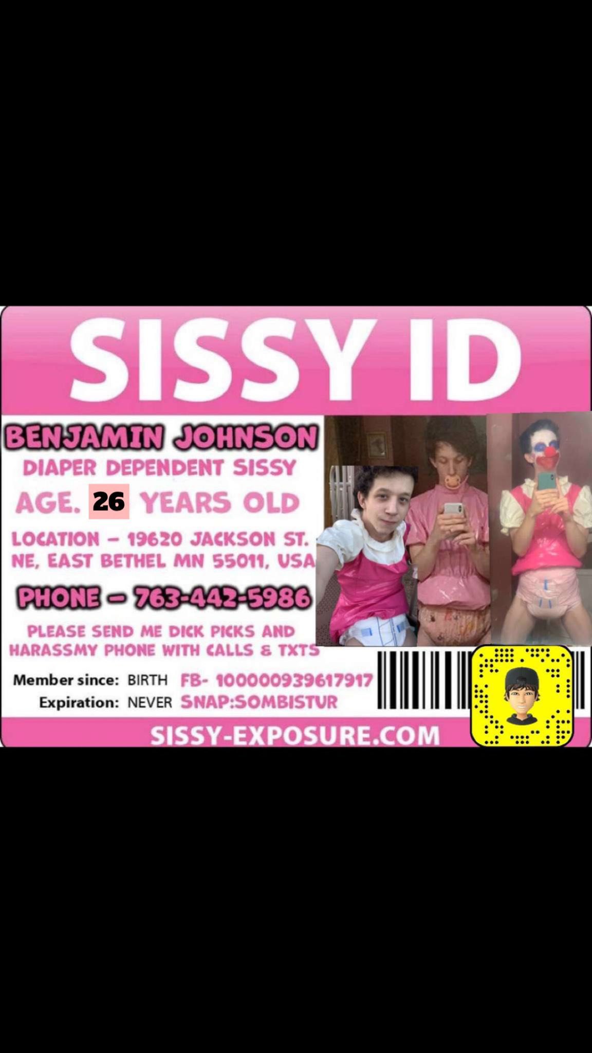 763-442-5986 Humiliate and expose me, Ben Johnson