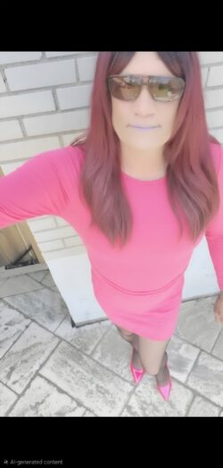 Sissy danielle in hot pink
