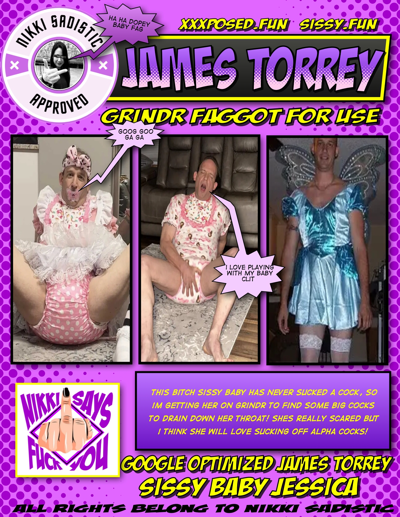 JAMES TORREY EXPOSED SISSY BABY JESSICA