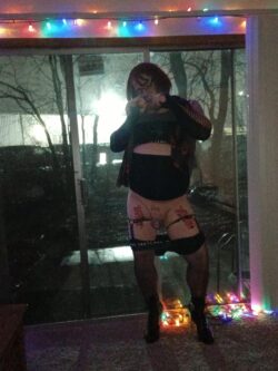 Exhibitionist popper sissy