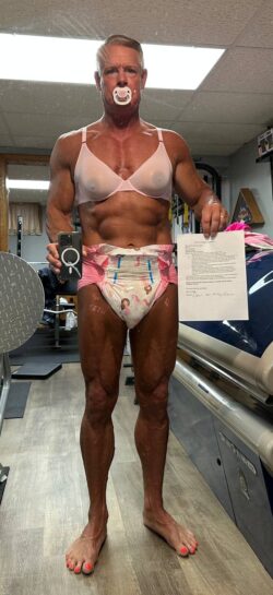 Diaper Big Baby Girl a.k.a Sissy Deana