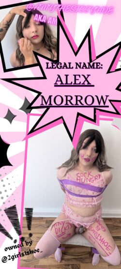 ~ Alex Morrow is AmyTheSissyHoe – Sissy UK legal name exposed