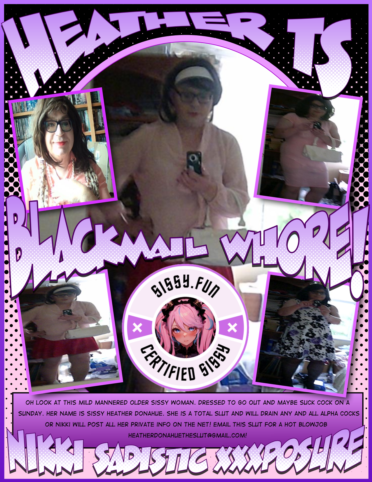@HDonahue40701 – Sissy Heather exposure cards, new and old