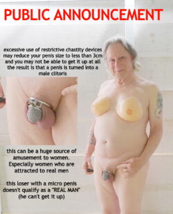 ~ tiny cock – locked!