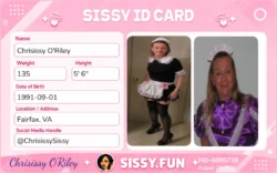 Chrisissy Sissy ID Card Exposure