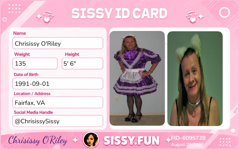 Chrisissy Sissy ID Card Exposure
