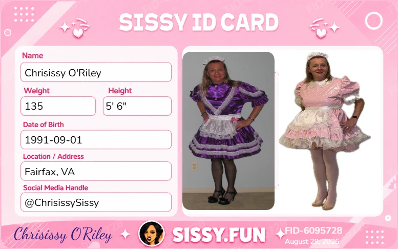 Chrisissy Sissy ID Card Exposure