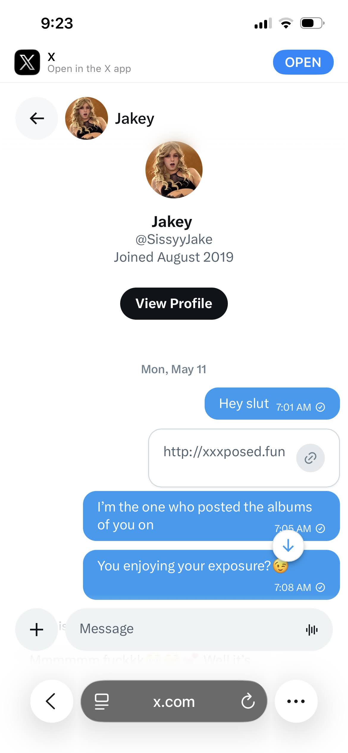 Sissy full name/full info exposure