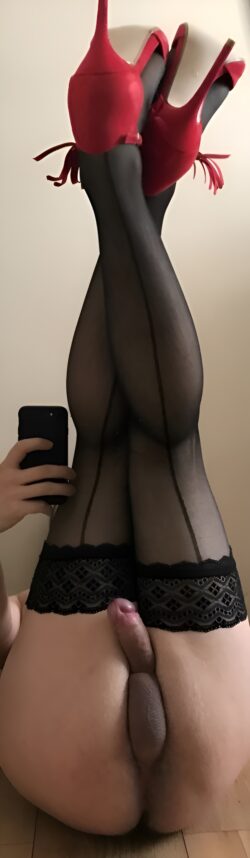 Me in Stockings and Heels pt.1