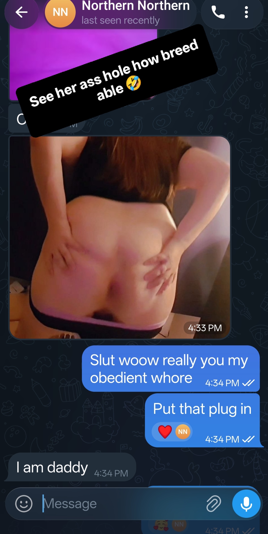 Exposing my chubby sissy