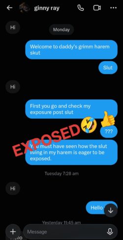 Fat sissy bitch exposed pathetic sl*ts