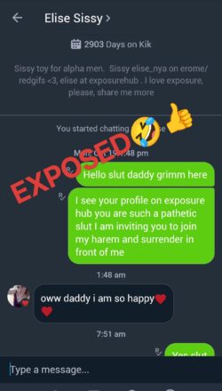 Kik harem sl*t exposed