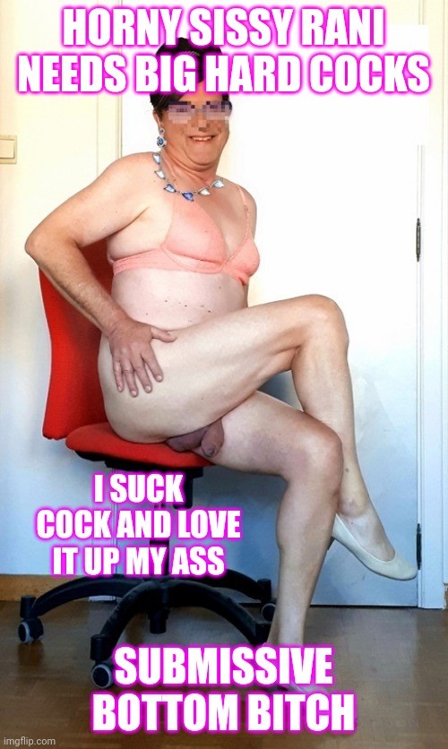 Sissy Rani naked in heels