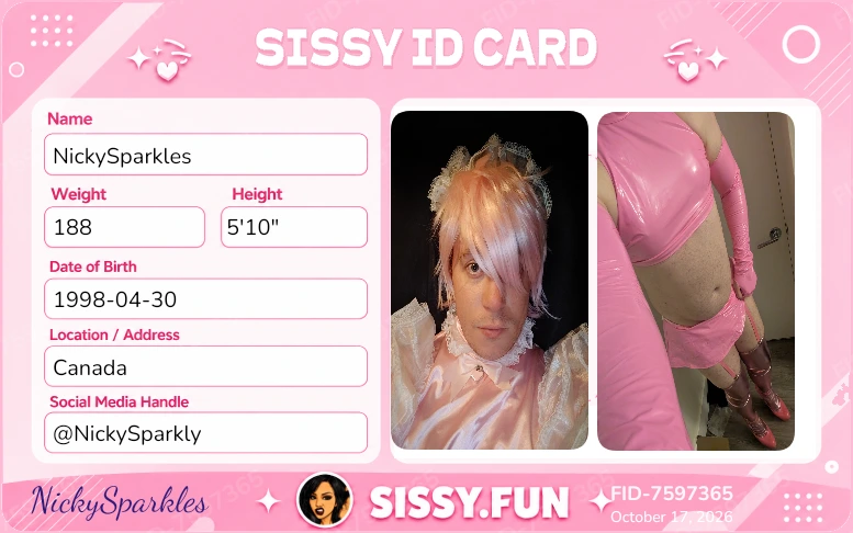 NickySparkles – Dumb Sissy Info Reveal Risk