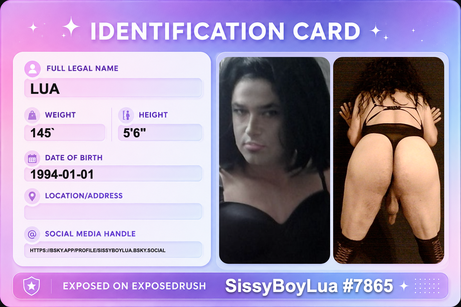 Expose me for being a f*ggot