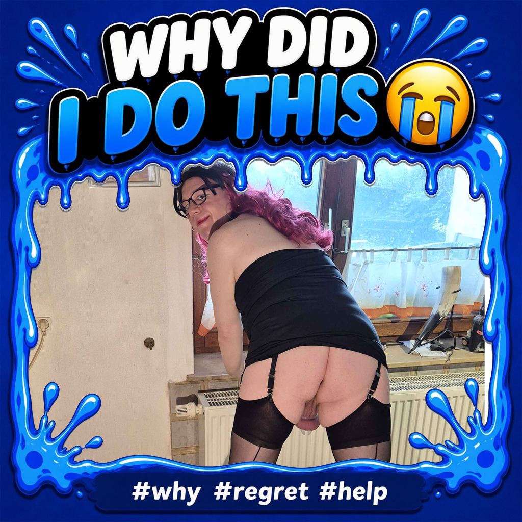 Sissy sl*t Saskia on templates